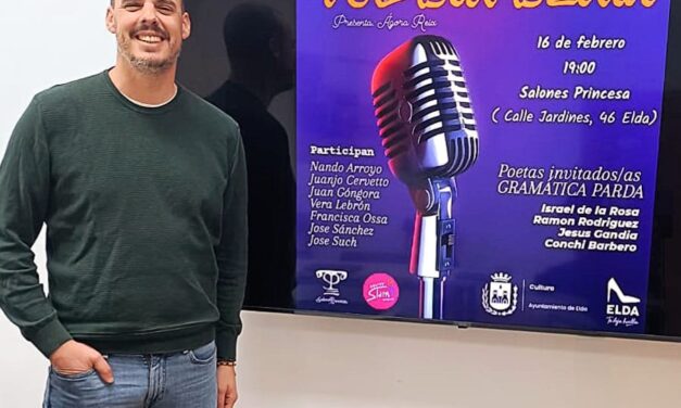 Los Salones Princesa acogen el próximo viernes la primera competición de ‘poesía slam’ que se celebra en Elda