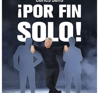 “Por fin solo” el aclamado espectáculo de Carles Sans de Tricicle, en el Chapí de Villena