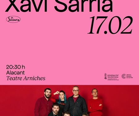 El circuit Sonora arriba al Teatre Arniches d’Alacant amb Xavi Sarrià