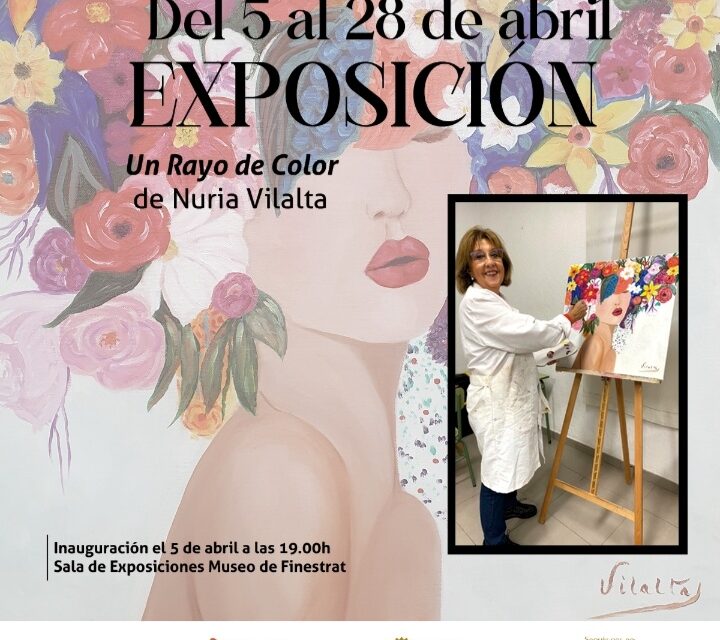 “UN RAYO DE COLOR” de Nuria Vilalta protagoniza la nuevacexpisición del Museu de Finestrat