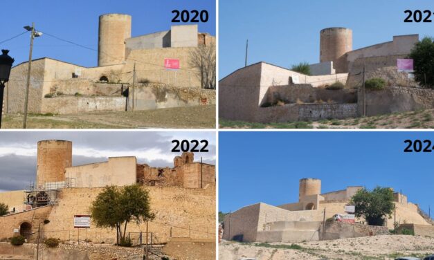 Elda ha destinado cerca de 700.000 euros a los trabajos de restauración y recuperación del Castillo-Palacio durante los últimos años