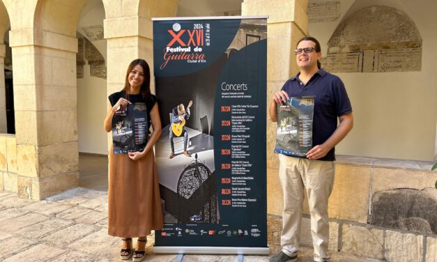 Vuelve el Festival de Guitarra ‘Ciutat d’Elx’ con su XXVI edición del 26 al 31 de julio