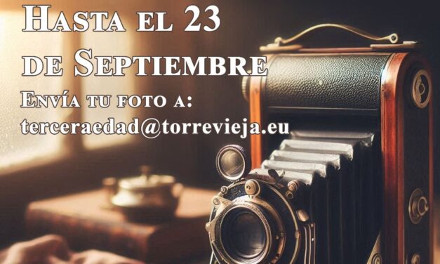 Abierto el plazo para participar en el VI CONCURSO DE FOTOGRAFÍA HOMENAJE AL MAYOR de Torrevieja