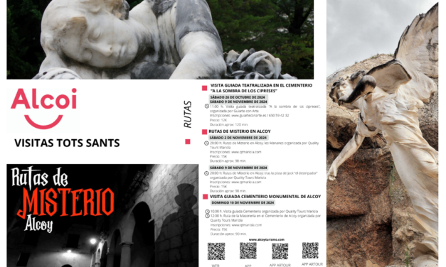 Visitas guiadas por el cementerio y rutas del Misterio por Tots Sants en Alcoy