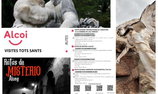 Visites guiades pel cementeri i rutes del Misteri per Tots Sants a Alcoi