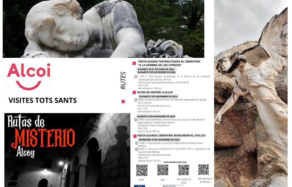 Visites guiades pel cementeri i rutes del Misteri per Tots Sants a Alcoi