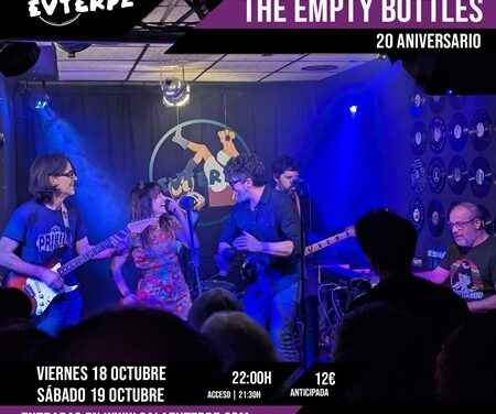 Doblete de Empty Bottles y Chiki Lora esta semana en Sala Euterpe