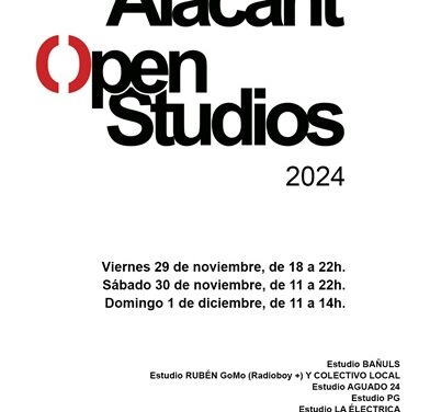 Más de 60 artistas mostrarán su obra en Alacant Open Studios en noviembre en un recorrido por 11 estudios en la ciudad de Alicante