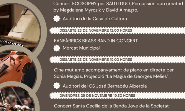 La XIII edición del Ciclo de Música Mutxamel, una cita para disfrutar de la diversidad de esta disciplina cultural