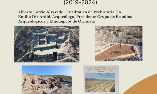 Patrimoni Històric d’Oriola organitza una conferència i una visita al Jaciment Arqueològic dels Saladars