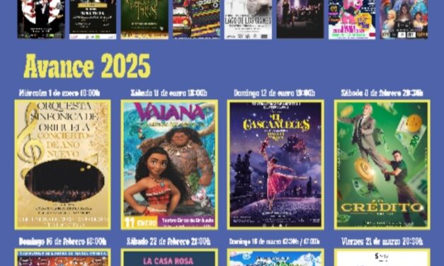 El Teatro Circo de Orihuela presenta el avance de su programación de enero a marzo de 2025