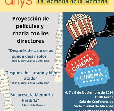 «20 años. La Memoria de la Memoria»: Cinefórum y charlas con los directores en la Sede Ciudad de Alicante