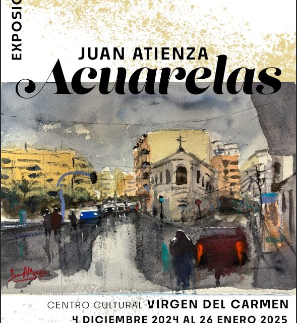 Este jueves se inaugura la exposición del torrevejense Juan Atienza: «Acuarelas»