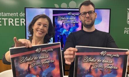 Dori Andreu celebra 40 años en Petrer de su estudio de danza con una gala especial este viernes 28 de marzo