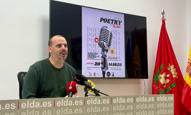 Elda celebrará el próximo jueves el Día Mundial de la Poesía con la segunda edición del ‘Poetry Slam’ en los Salones Princesa