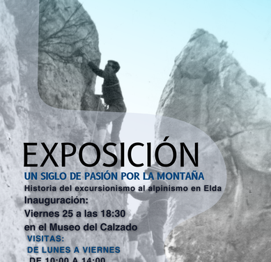 El Museo del Calzado acoge  hasta finales de año una exposición que recopila la historia del montañismo en Elda