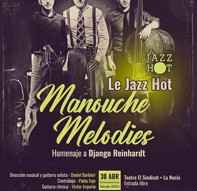 Le Jazz Hot, Concierto Día Internacional del Jazz, en el Teatre Sindicat de La Nucía