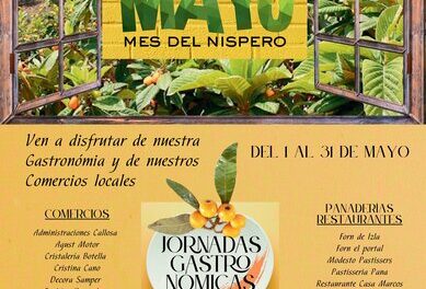 Callosa d’en Sarrià celebra las Jornadas del Mes del Níspero 2025 del 1 al 31 de mayo bajo el lema “Ocio y Negocio”