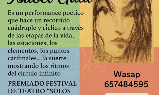 Performance poètic » Por los cuatro costados» de la poeta alacantina Isabel Guiu Garcia