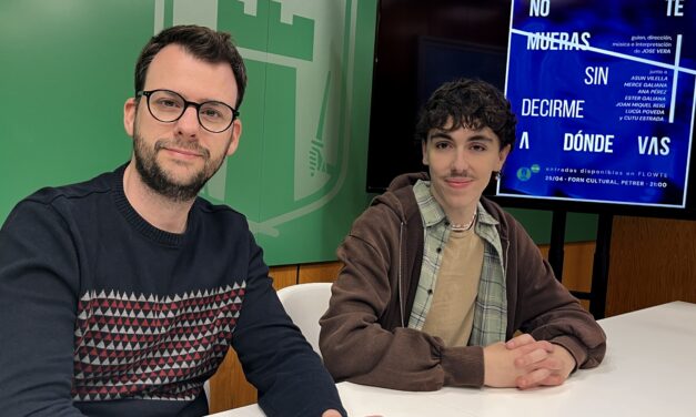 El joven autor teatral de Petrer José Vera se aventura con una lectura dramatizada con textos en torno a la muerte