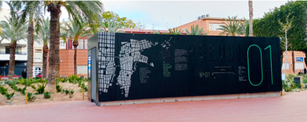 Visita al Refugio de la Guerra Civil Jardín de la Concordia de Elche