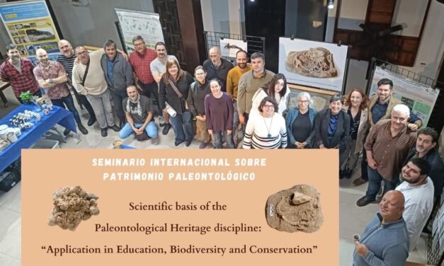 El MUPE deja su huella en un seminario internacional sobre patrimonio paleontológico