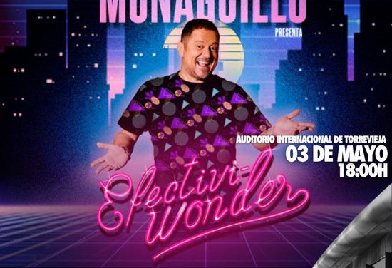 Últimes entrades per El Monaguillo a Torrevella amb el seu espectacle «EFECTIVI-WONDER»
