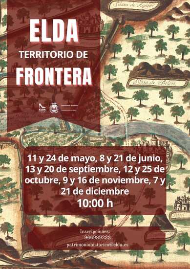 La Concejalía de Patrimonio Histórico presenta la segunda edición de ‘Elda, Territorio de Frontera’, ruta que realiza un recorrido por la ciudad desde el punto de vista estratégico