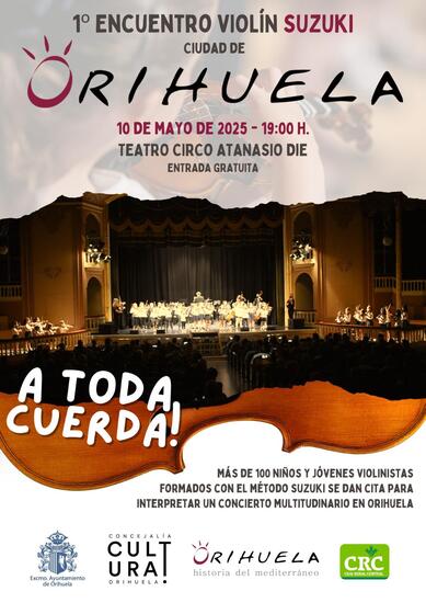 Orihuela, escenario de jóvenes talentos con el I Encuentro Violín Suzuki