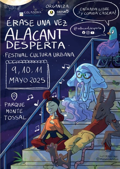 Alacant Desperta vuelve este fin de semana con siete escenarios y 40 horas de programación en el Monte Tossal