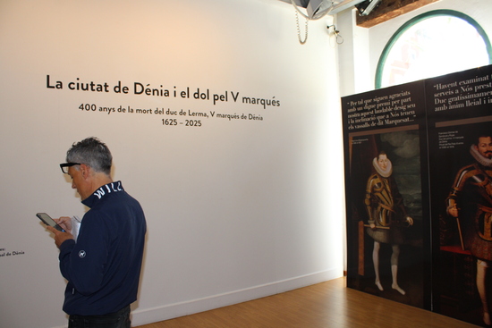 Una exposición en el Centro de Arte la Estación muestra el luto de Dénia por la muerte del V marqués de la ciudad hace 400 años