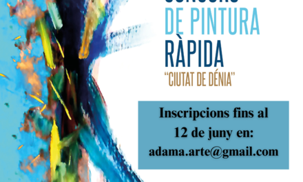 Oberta la inscripció per a l’XI Concurs de pintura ràpida Ciutat de Dénia