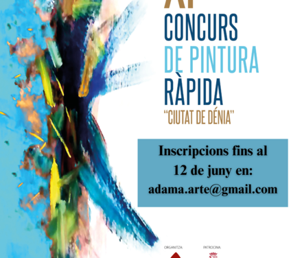 Abierta la inscripción para el XI Concurso de pintura rápida Ciutat de Dénia