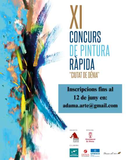 Abierta la inscripción para el XI Concurso de pintura rápida Ciutat de Dénia
