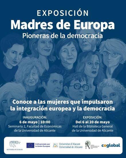 La Universitat d’Alacant inaugura l’exposició «Mares d’Europa. Pioneres de la democràcia» Copiar