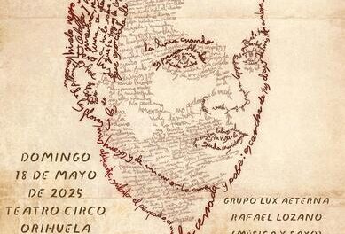La poesia de Miguel Hernández amb un espectacle musical en el Teatre Circ d’Oriola