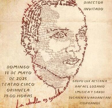 La poesía de Miguel Hernández con un espectáculo musical en el Teatro Circo de Orihuela
