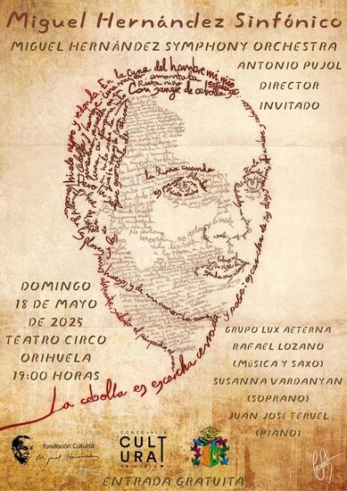 La poesía de Miguel Hernández con un espectáculo musical en el Teatro Circo de Orihuela