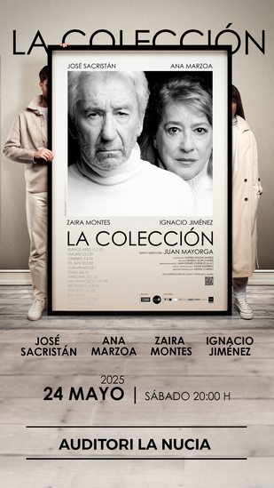 José Sacristán protagoniza “La Colección” en l’Auditori La Nucía