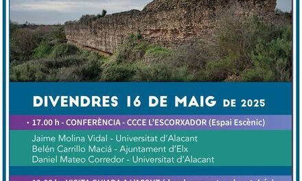 La UA presenta una investigació que confirma l’origen romà de l’assut de l’Argamassa d’Elx
