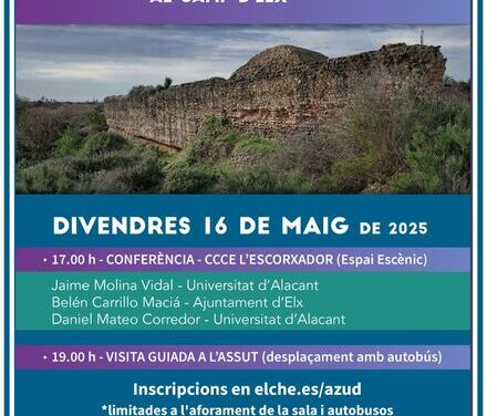La UA presenta una investigació que confirma l’origen romà de l’assut de l’Argamassa d’Elx