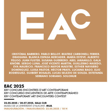 Les Trobades d’Art Contemporani fan 25 anys de la mà del Museu de la Universitat d’Alacant i l’Institut de Cultura Juan Gil-Albert