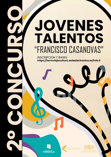 Abiertas las inscripciones para participar en e l II CONCURSO DE JÓVENES TALENTOS MUSICALES “FRANCISCO CASANOVAS”