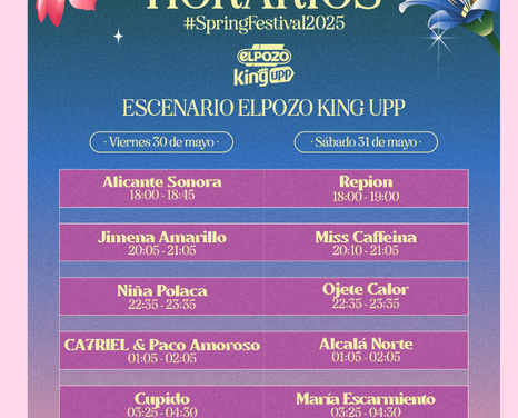 Spring Festival anuncia los horarios de una de sus ediciones más esperadas