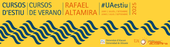 La Universitat d’Alacant presenta els Cursos d’Estiu Rafael Altamira 2025