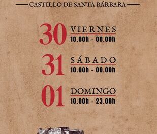 El Castillo de Santa Bárbara viaja al medievo con un fin de semana lleno de música, juegos, espectáculos y una muestra de artesanía