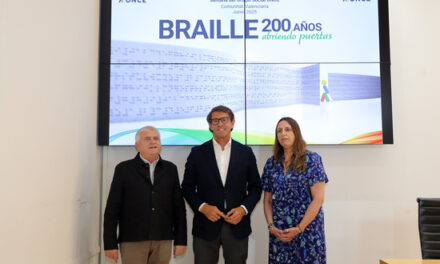 La Diputación presenta la Semana de actividades de la ONCE con un circuito de movilidad, braille, teatro y música