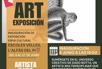Llega a l’Alfàs del Pi la exposición de Dado Botta: arte que conecta, transforma y despierta