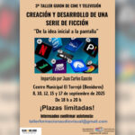 Cultura de Benidorm organiza el 3º Taller de Guion, que versará sobre la creación y desarrollo de una serie de ficción