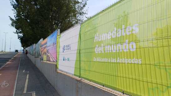 El Parc La Marjal acull la inauguració de l’exposició fotogràfica “Aiguamolls del món: d’Alacant a les antípodes”